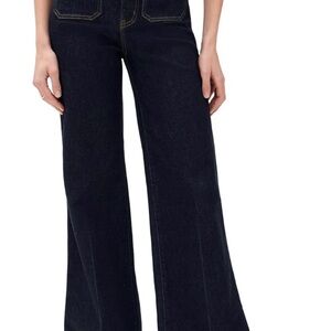 Daze Women’s Dark Indigo Wide-Leg Jeans